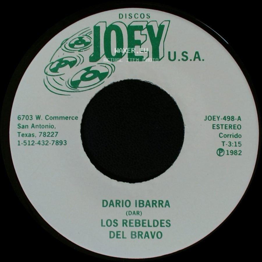 Dario Ibarra / Los Rebeldes Del Bravo - Los Rebeldes Del Bravo / La Hija Olvidada side A