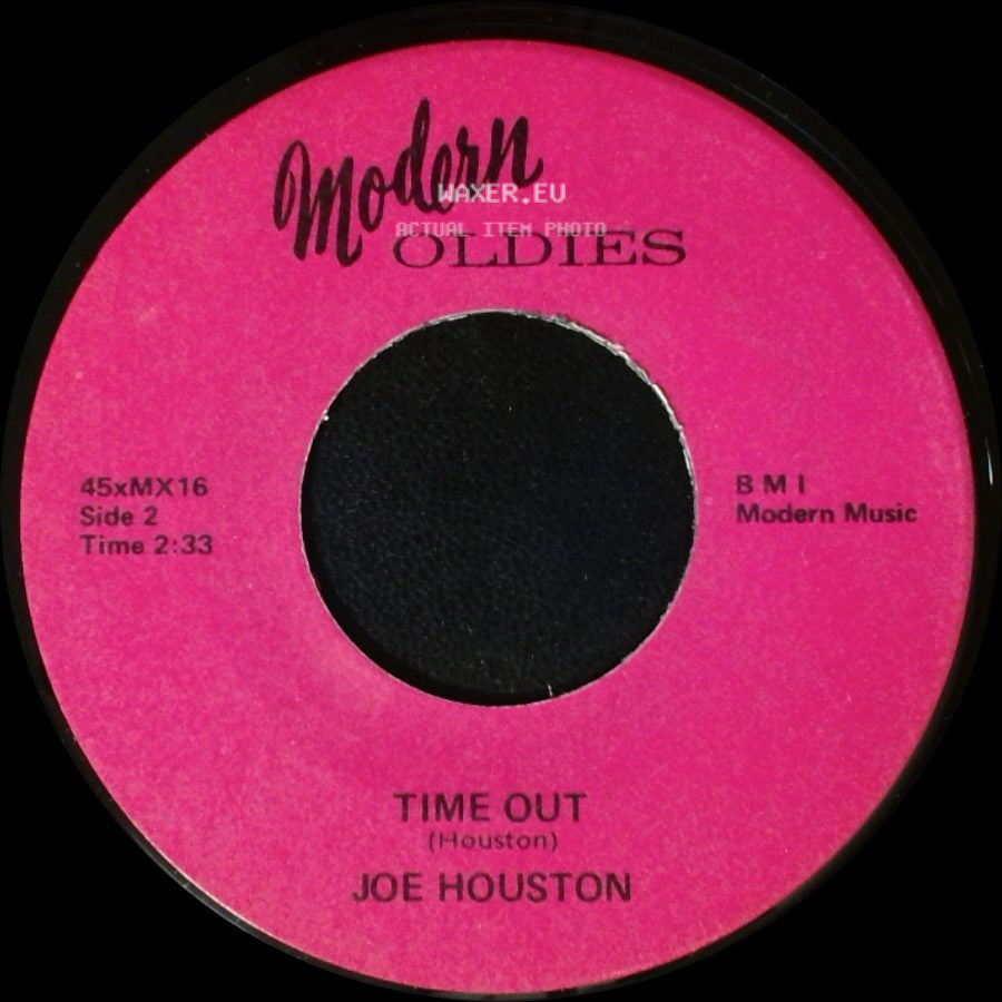 Joe Houston - All Night Long / Time Out side B