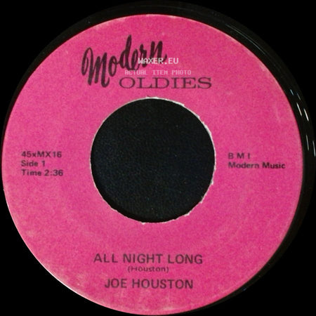 Joe Houston - All Night Long / Time Out side A