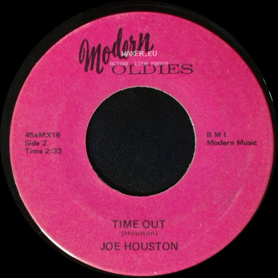 Joe Houston - All Night Long / Time Out side B