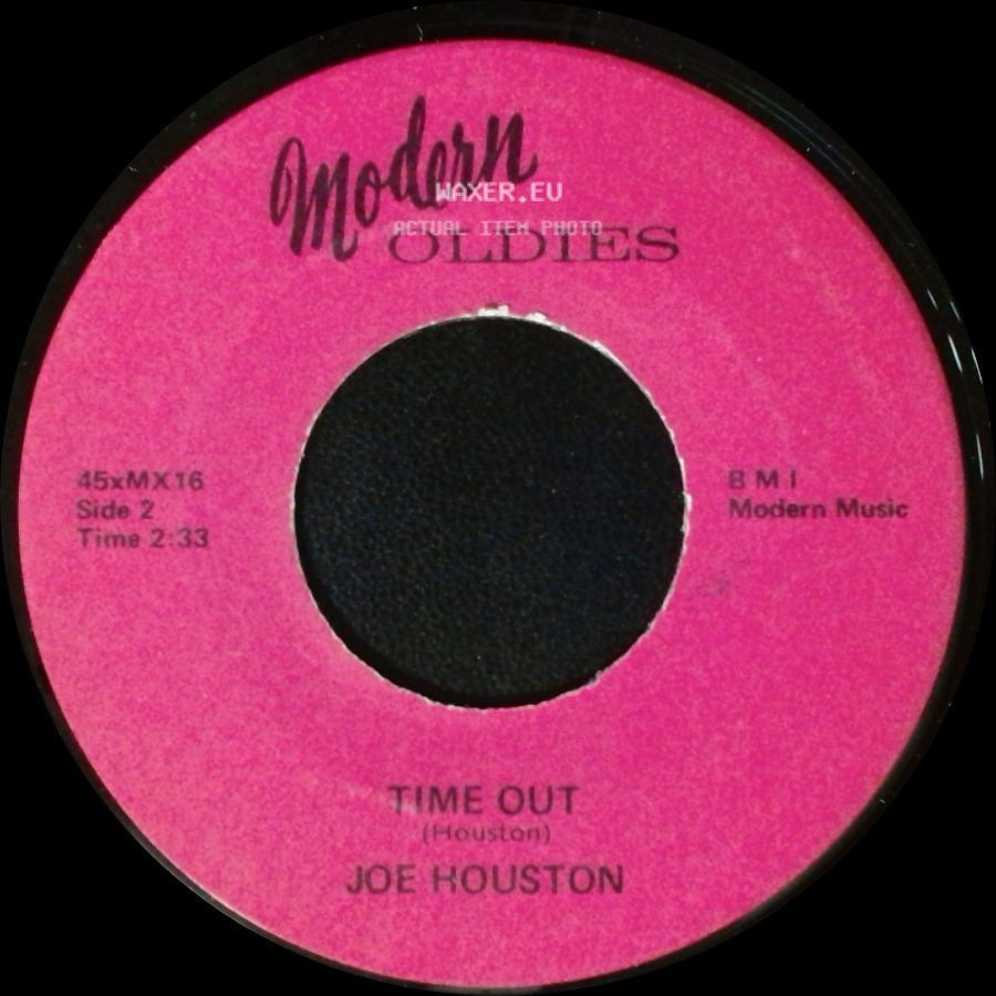 Joe Houston - All Night Long / Time Out side B