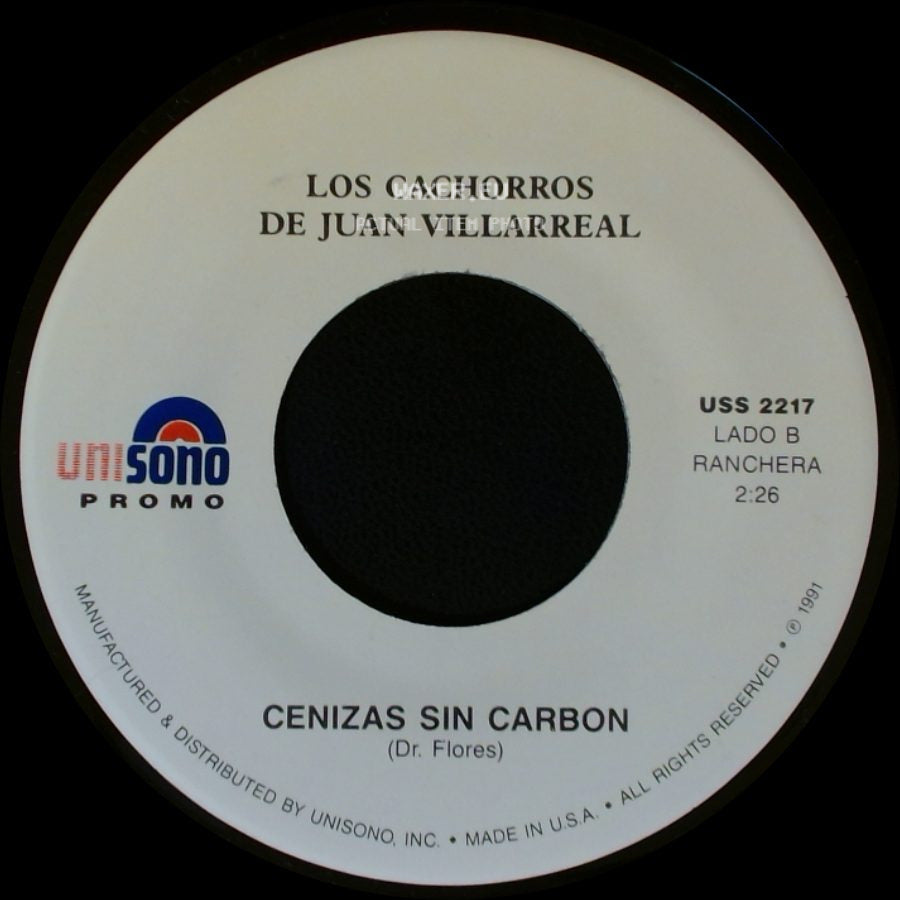 Los Cachorros De Juan Villarreal - Tres Puñaladas / Cenizas Sin Carbon side B