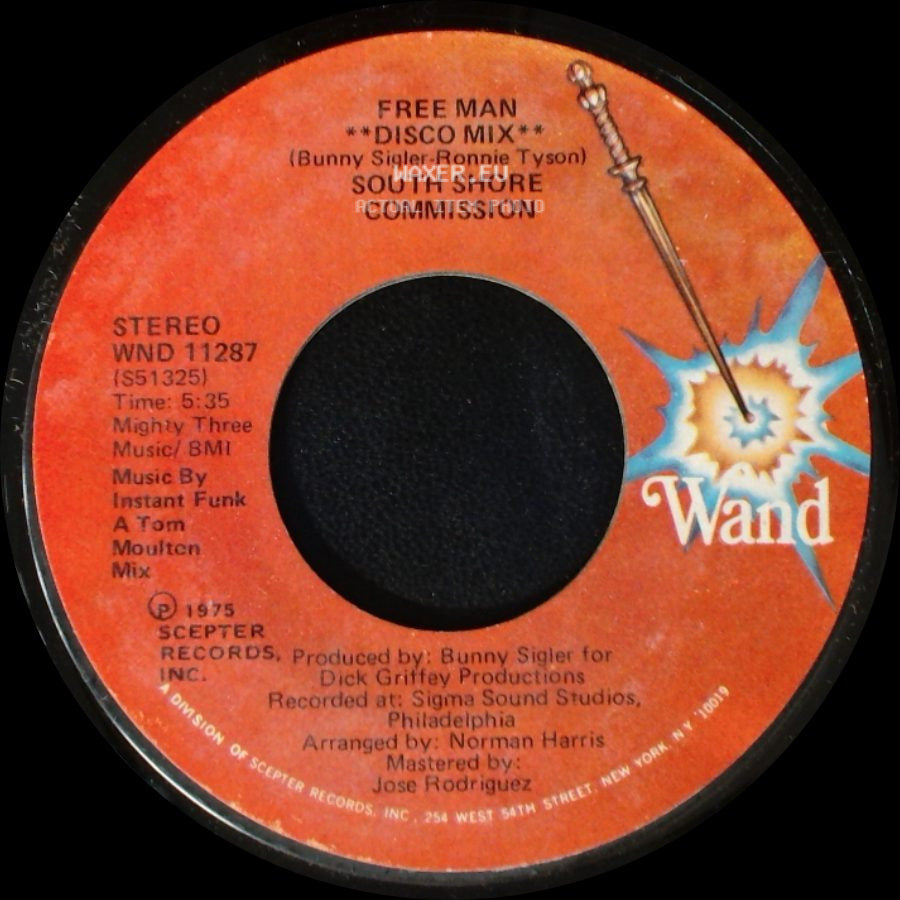 South Shore Commission - Free Man / Free Man "Disco Mix" side B