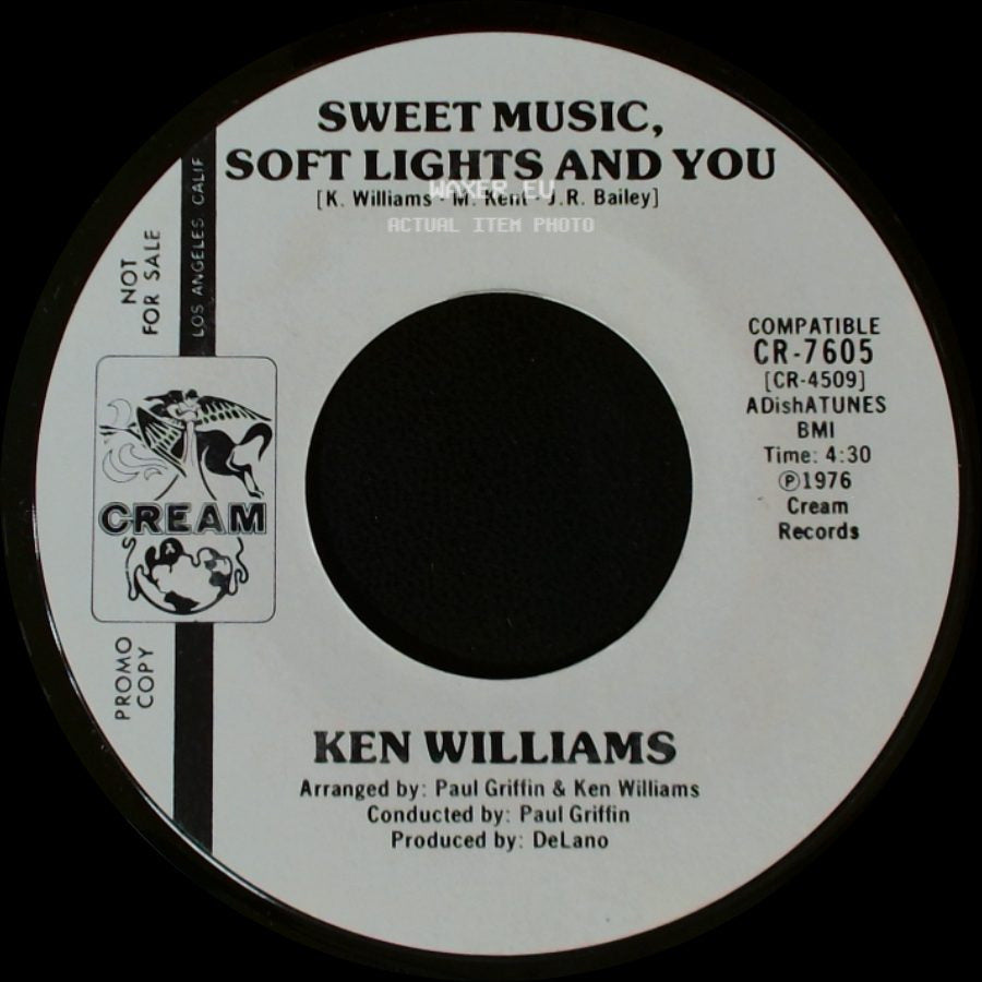 Ken Williams - Thanks For The Laughs / Sweet Music, Soft Lights And You side B