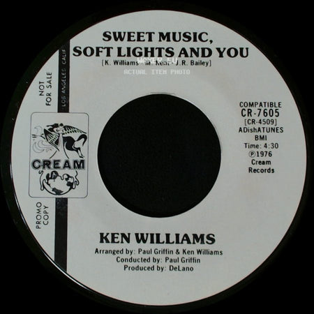 Ken Williams - Sweet Music, Soft Lights And You / Thanks For The Laughs side A