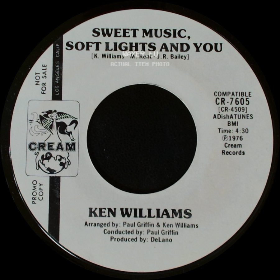 Ken Williams - Sweet Music, Soft Lights And You / Thanks For The Laughs side A