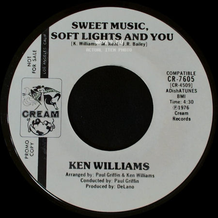 Ken Williams - Sweet Music, Soft Lights And You / Thanks For The Laughs side A