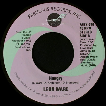Leon Ware - Inside Your Love / Hungry side B
