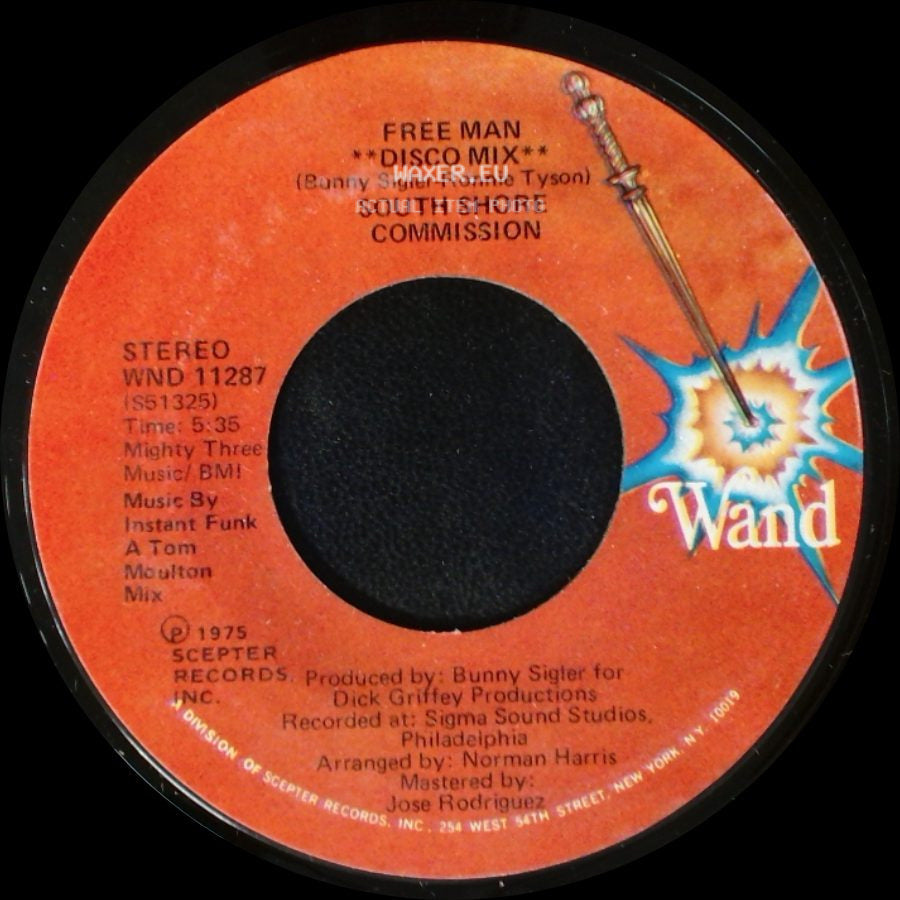 South Shore Commission - Free Man / Free Man **Disco Mix** side B