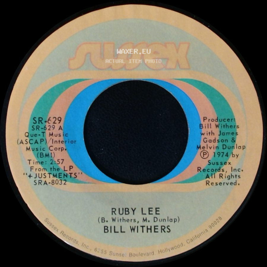 Bill Withers - Ruby Lee / Heartbreak Road side A