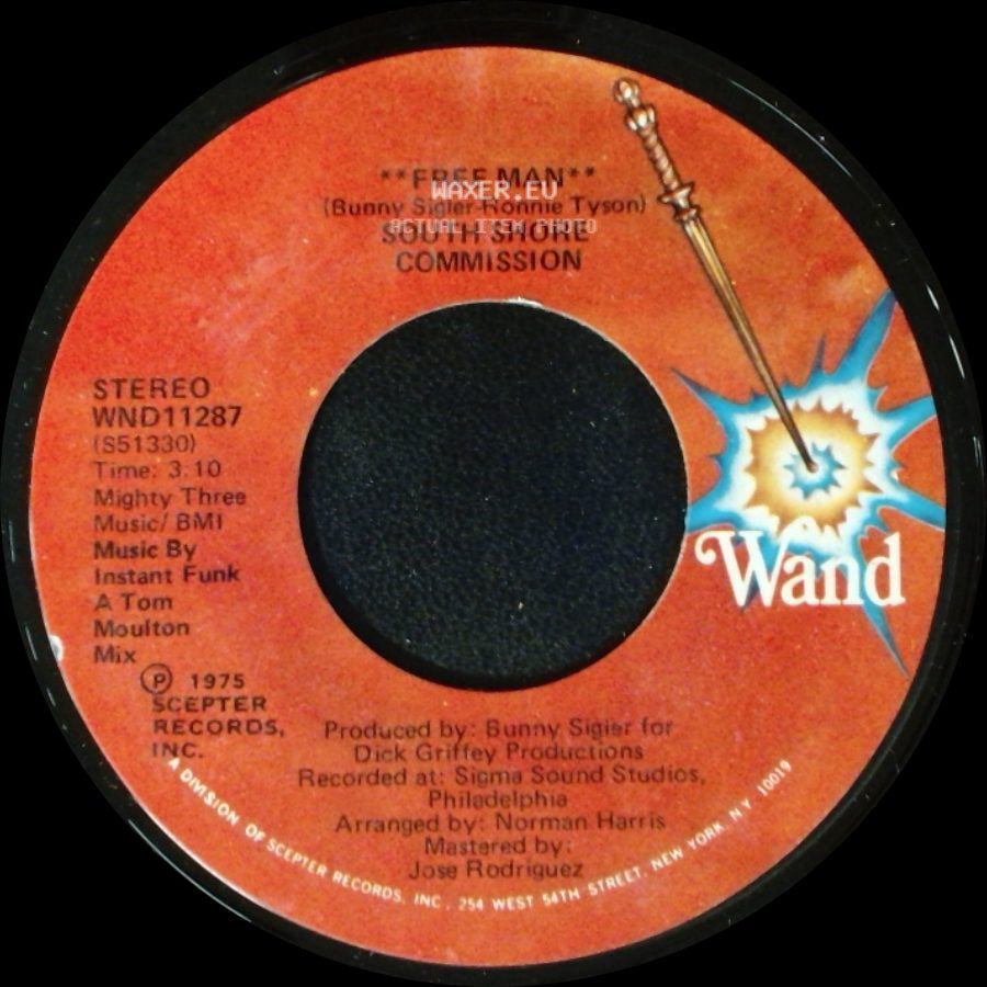 South Shore Commission - Free Man / Free Man **Disco Mix** side A