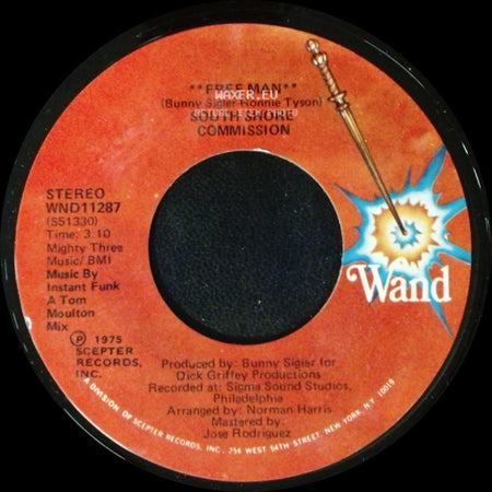 South Shore Commission - Free Man / Free Man **Disco Mix** side A