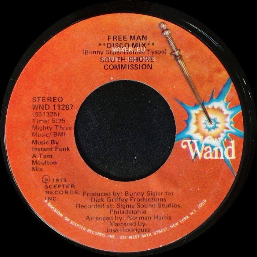 South Shore Commission - Free Man / Free Man **Disco Mix** side B