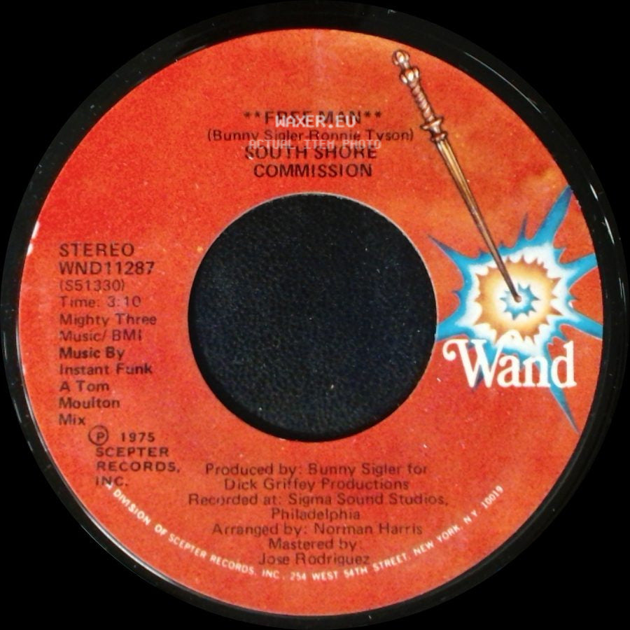 South Shore Commission - Free Man / Free Man **Disco Mix** side A
