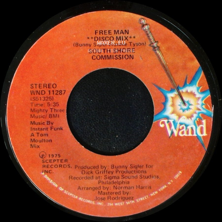 South Shore Commission - Free Man "Disco Mix" / Free Man side A