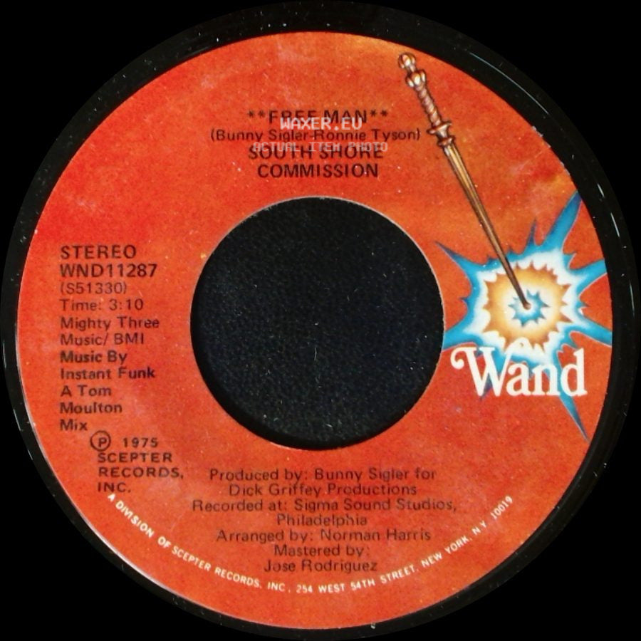South Shore Commission - **Free Man** / Free Man (Disco Mix) side A