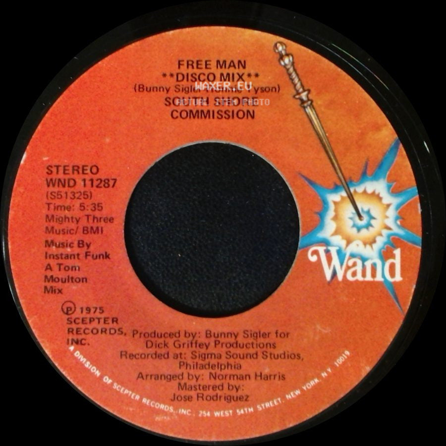 South Shore Commission - Free Man / Free Man **Disco Mix** side B