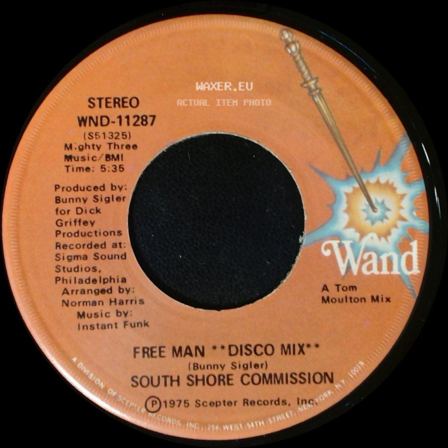 South Shore Commission - Free Man / Free Man **Disco Mix** side B