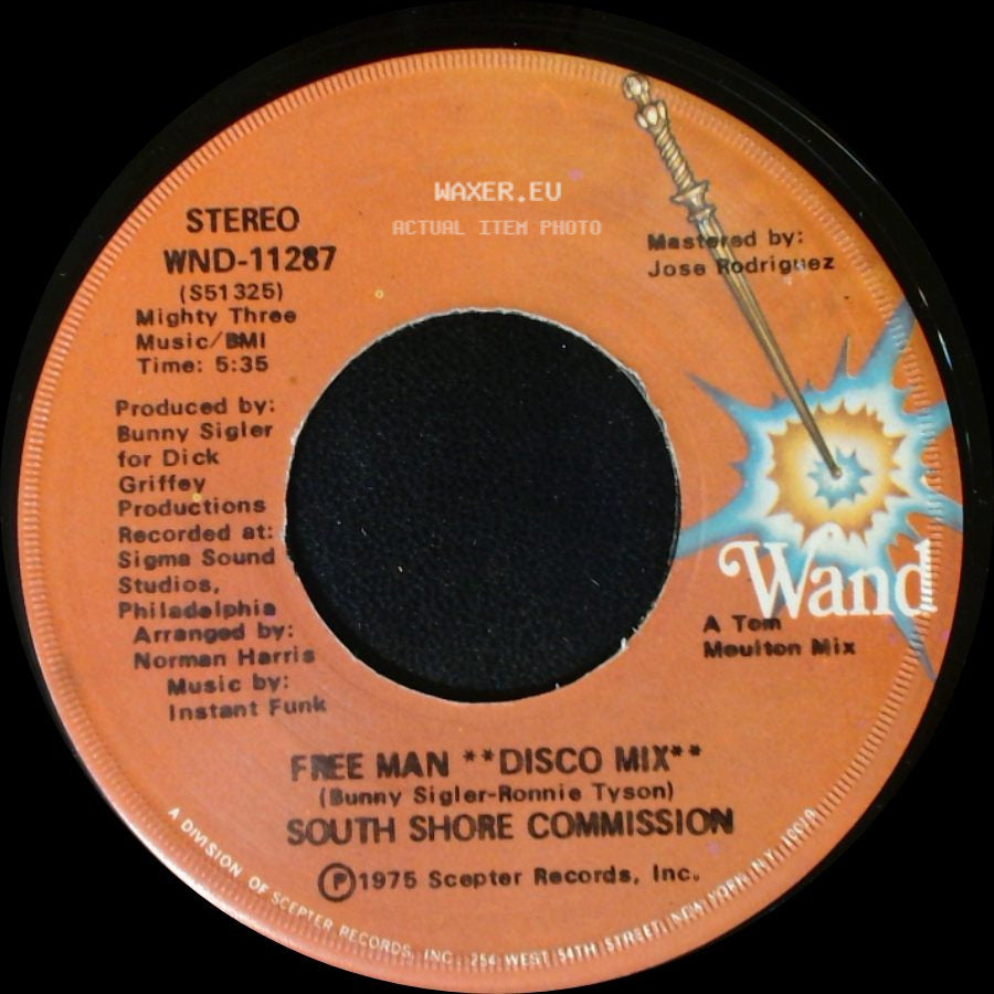 South Shore Commission - Free Man / Free Man **Disco Mix** side B