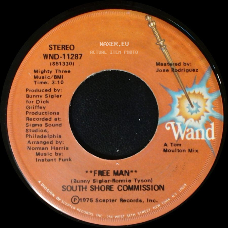 South Shore Commission - Free Man / Free Man **Disco Mix** side A