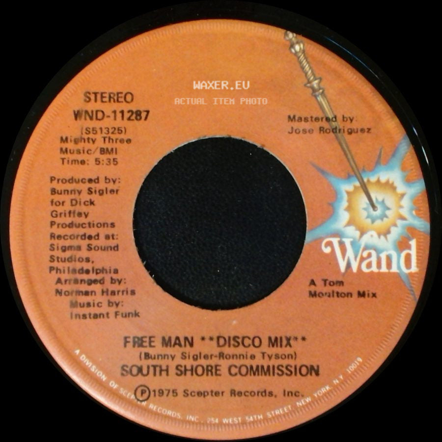 South Shore Commission - Free Man / Free Man **Disco Mix** side B