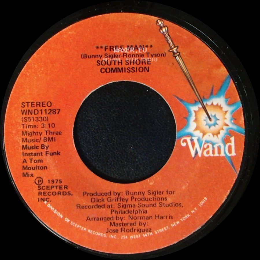 South Shore Commission - Free Man / Free Man **Disco Mix** side A