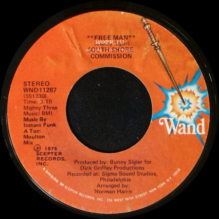 South Shore Commission - Free Man **Disco Mix** / Free Man side B