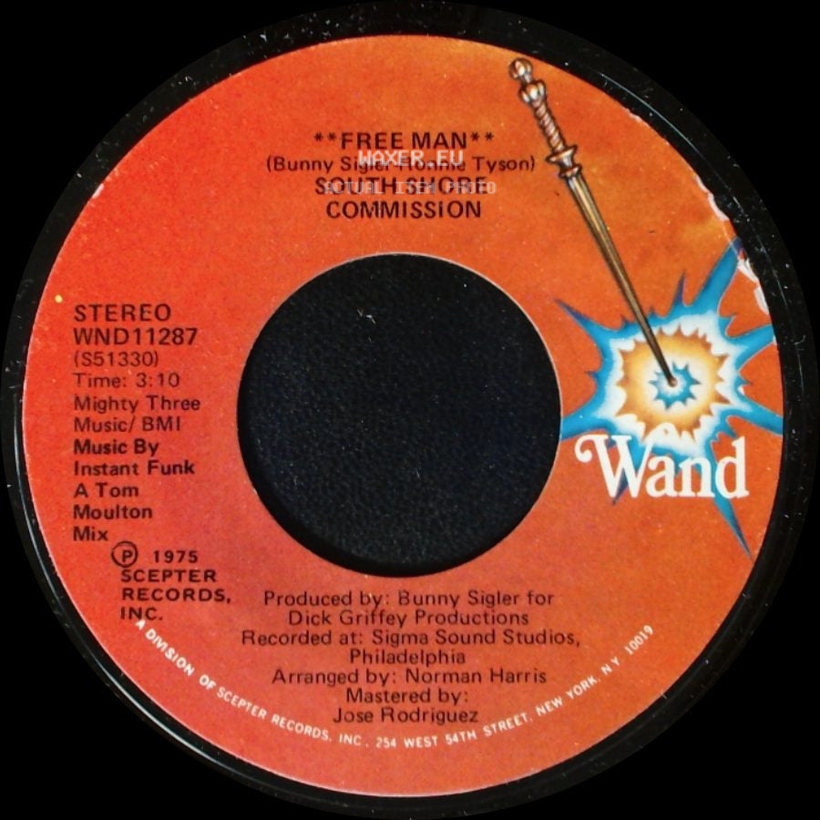 South Shore Commission - Free Man / Free Man **Disco Mix** side A