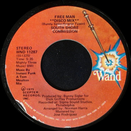 South Shore Commission - Free Man / Free Man **Disco Mix** side B