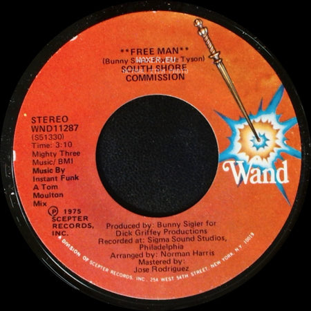 South Shore Commission - Free Man **Disco Mix** / Free Man side B