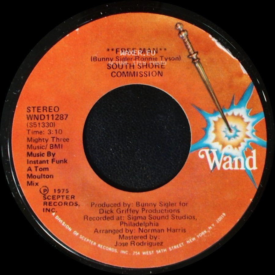 South Shore Commission - Free Man / Free Man **Disco Mix** side A