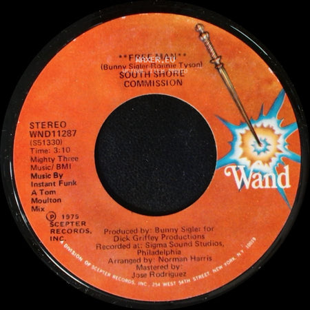 South Shore Commission - Free Man / Free Man **Disco Mix** side A