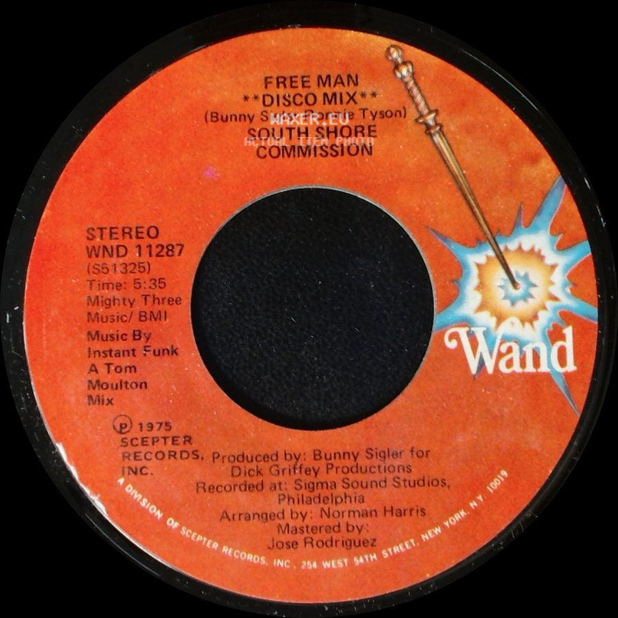 South Shore Commission - Free Man / Free Man **Disco Mix** side B