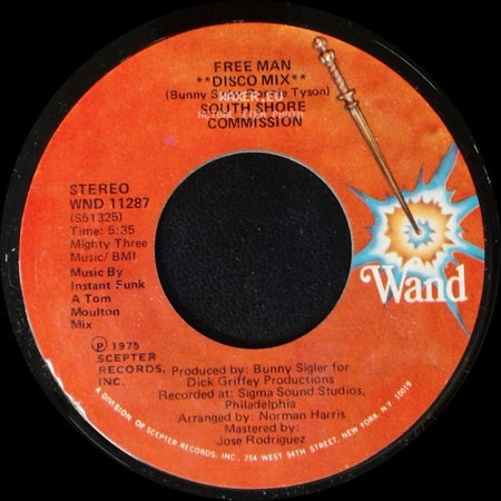 South Shore Commission - Free Man / Free Man **Disco Mix** side B