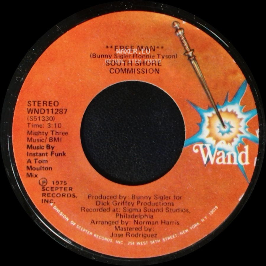 South Shore Commission - Free Man / Free Man **Disco Mix** side A