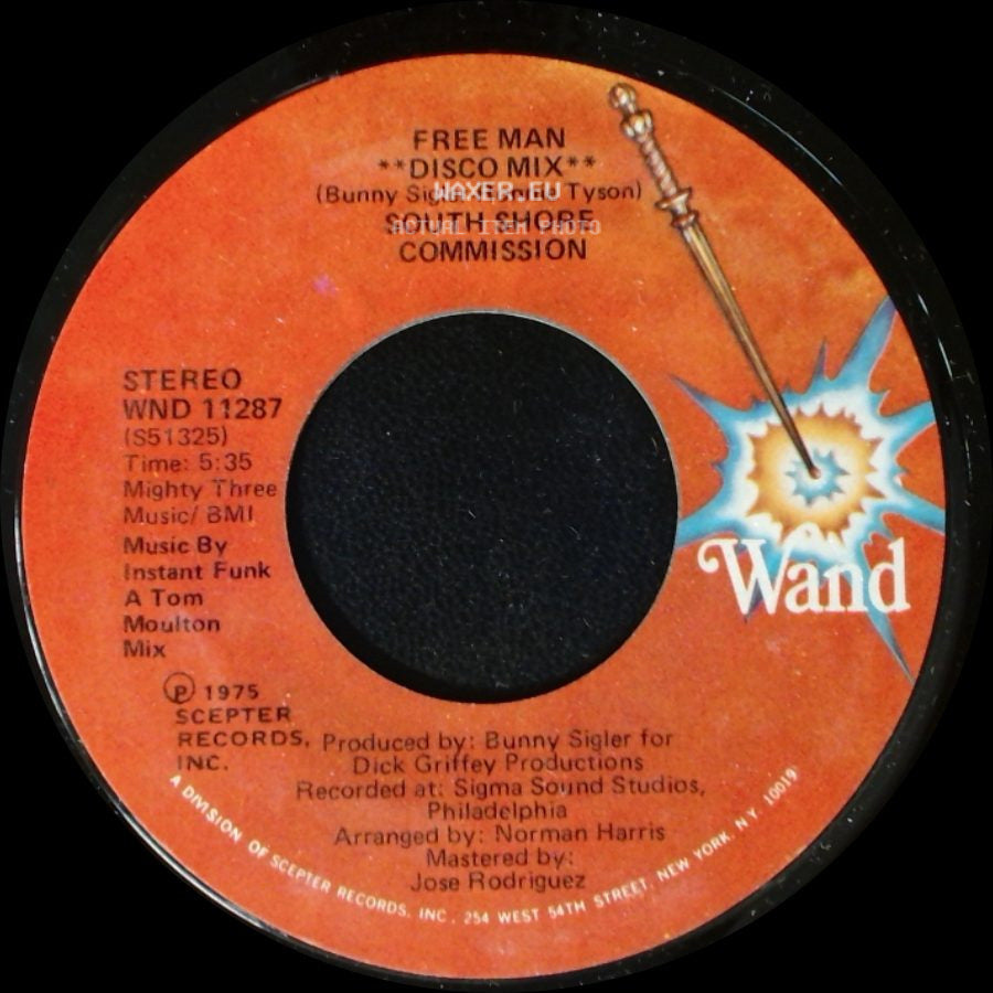 South Shore Commission - Free Man / Free Man **Disco Mix** side B