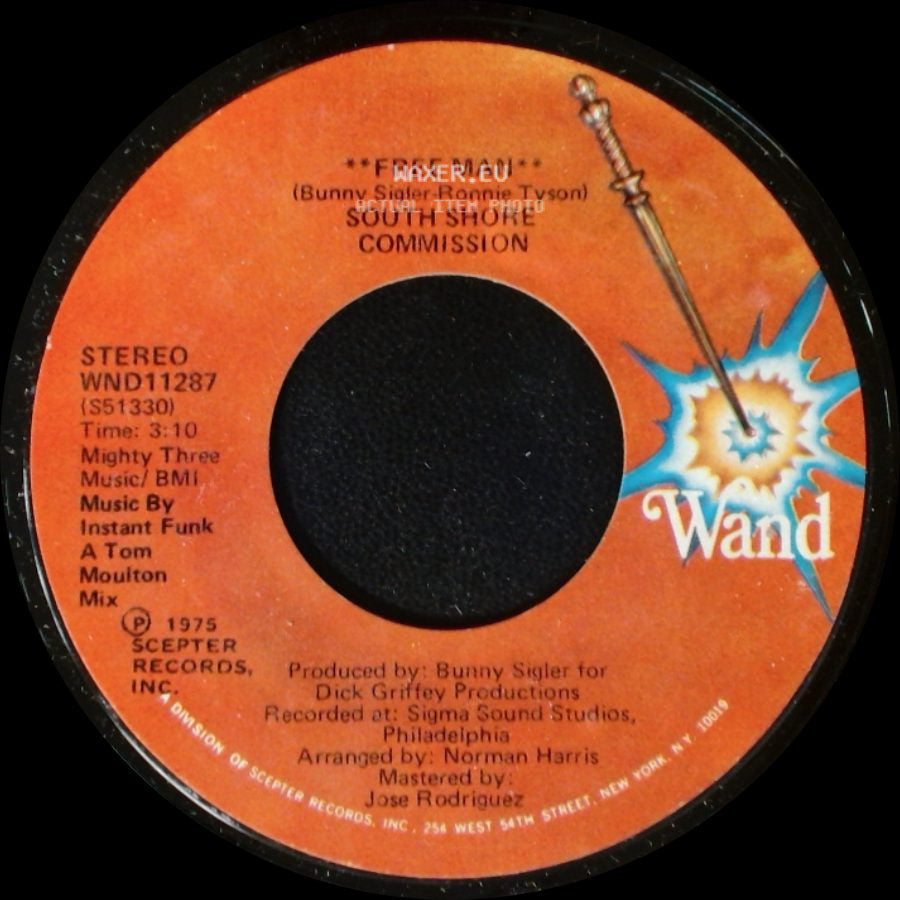South Shore Commission - Free Man / Free Man **Disco Mix** side A