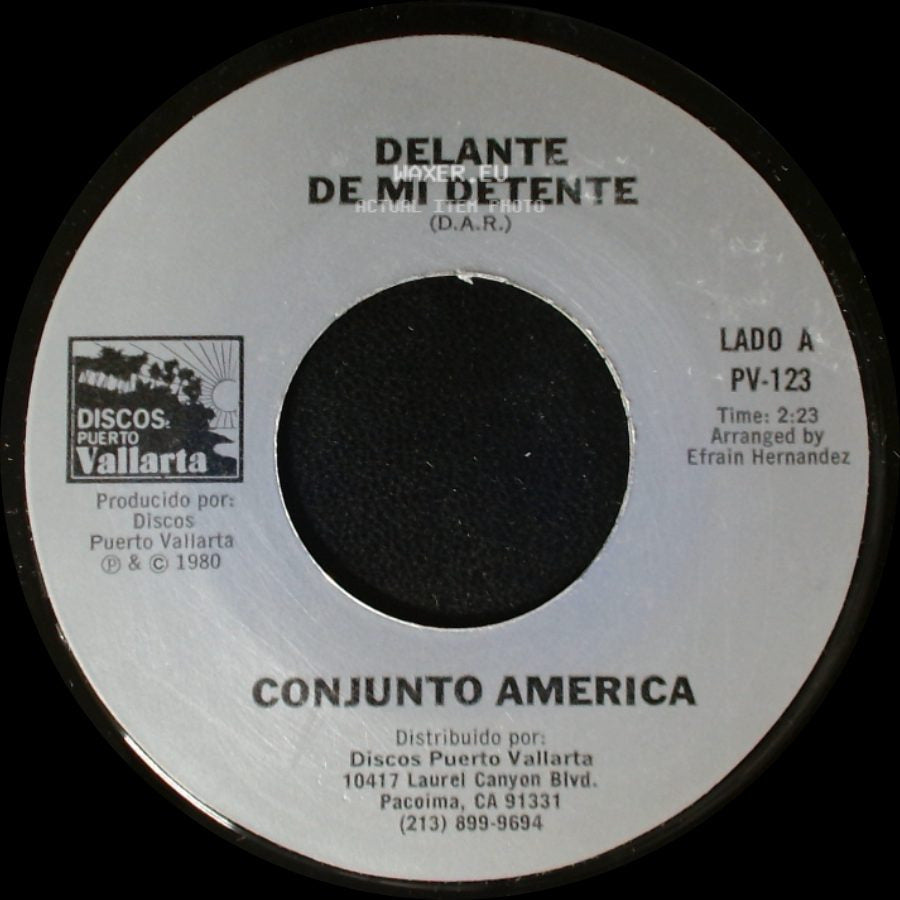 Conjunto America - Delante De Mi Detente / Campanadas side A