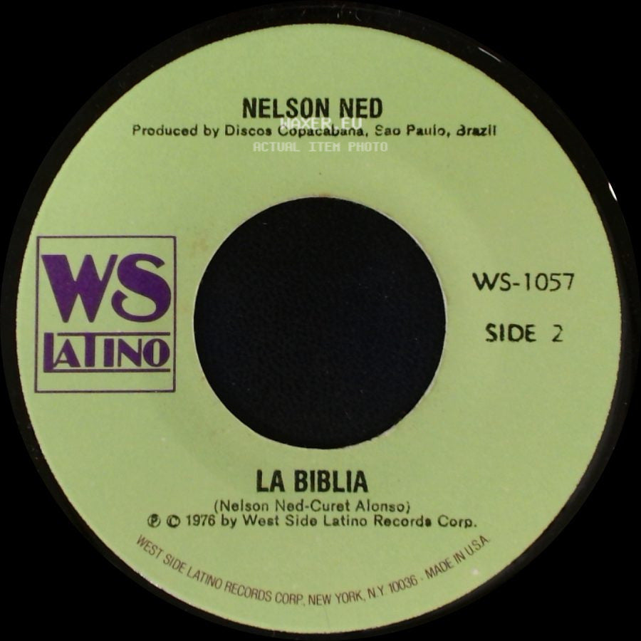 Nelson Ned - Si Las Flores Pudieran Hablar / La Biblia side B