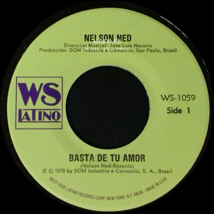 Nelson Ned - Basta De Tu Amor / Como Un Gitano side A