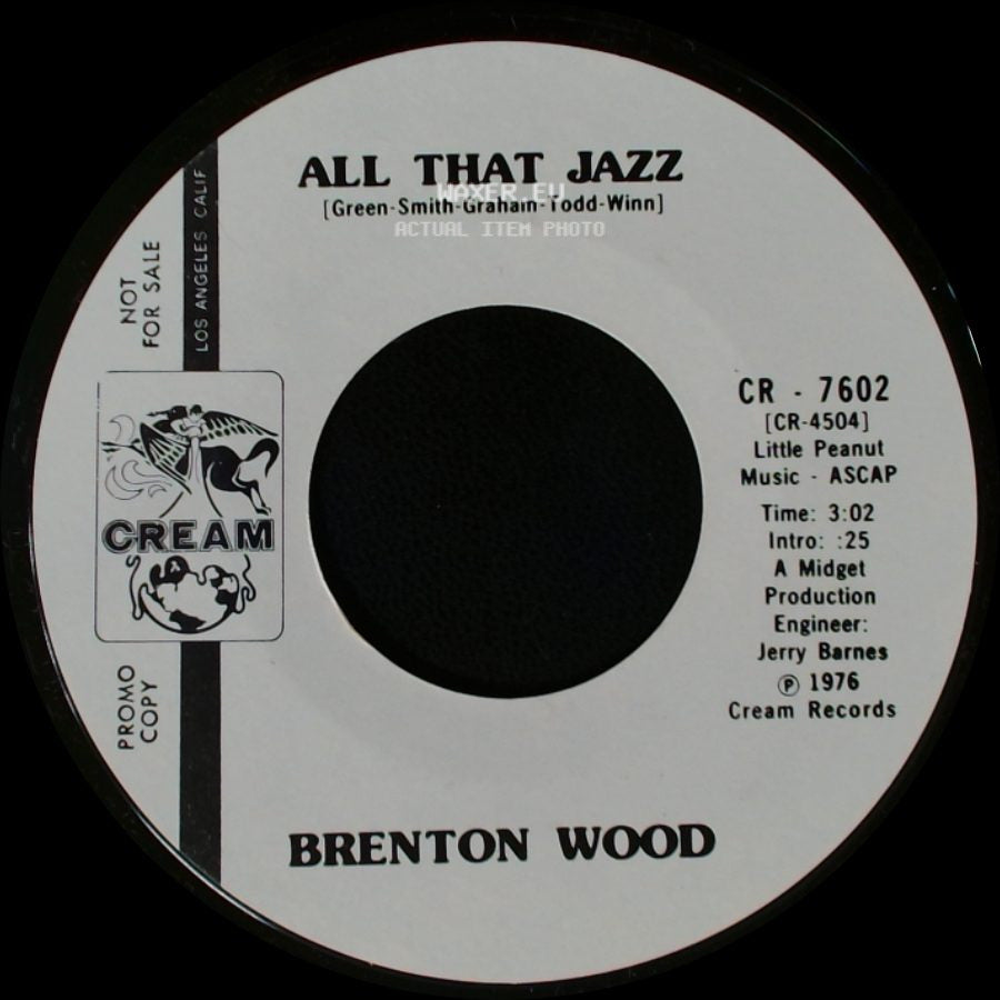 Brenton Wood - Bless Your Little Heart / All That Jazz side B