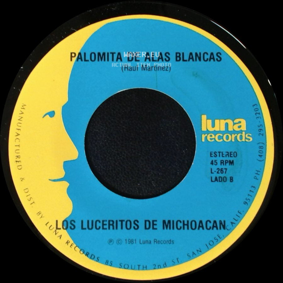 Los Luceritos De Michoacan - Morena De Ojos Cafes / Palomita De Alas Blancas side B