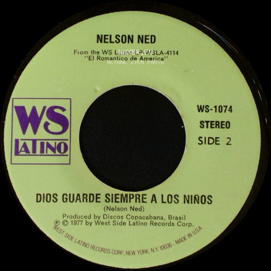Nelson Ned - Los Barrios Pobres De La Ciudad / Dios Guarde Siempre A Los Ninos side B
