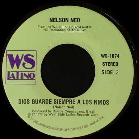 Nelson Ned - Los Barrios Pobres De La Ciudad / Dios Guarde Siempre A Los Ninos side B