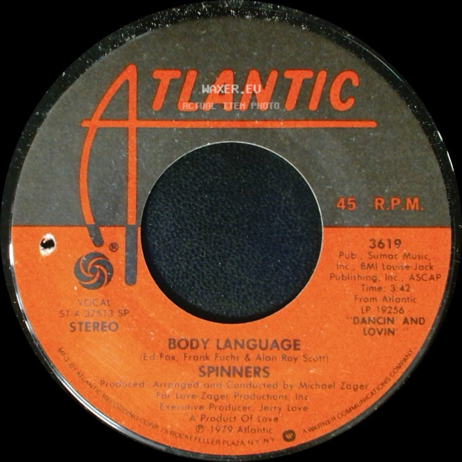 Spinners - Body Language / With My Eyes side A