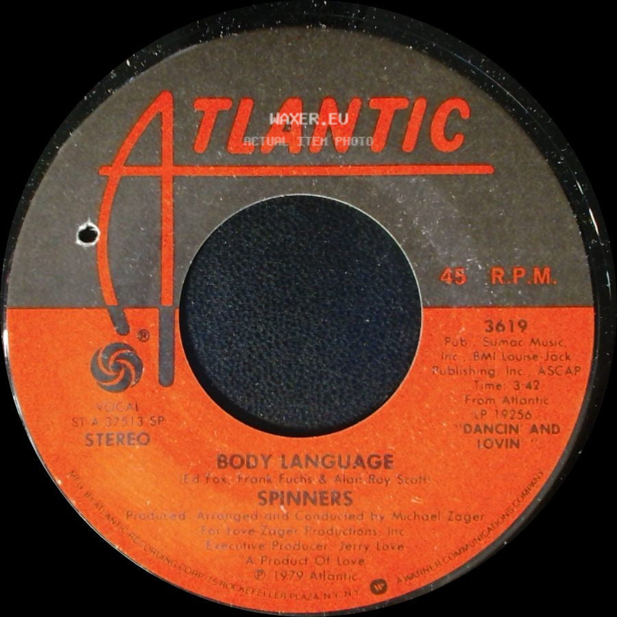 Spinners - Body Language / With My Eyes side A