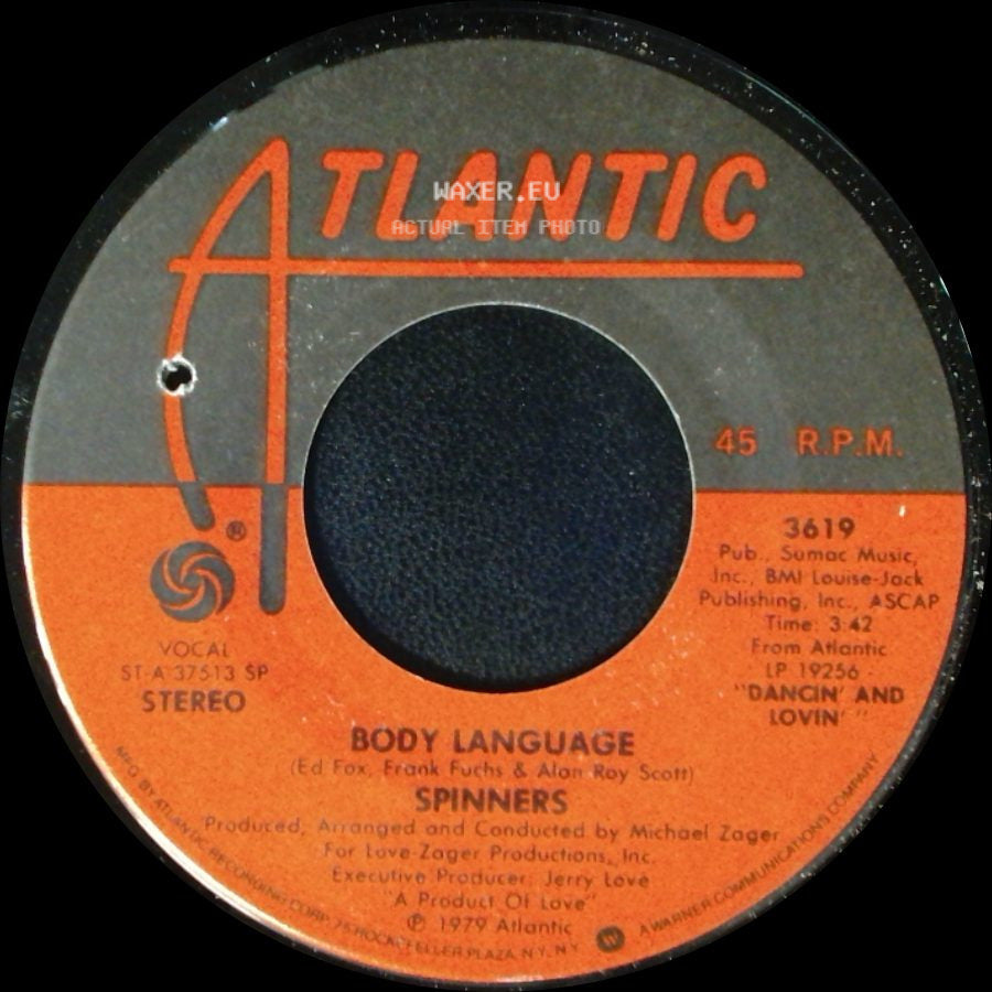 Spinners - With My Eyes / Body Language side B