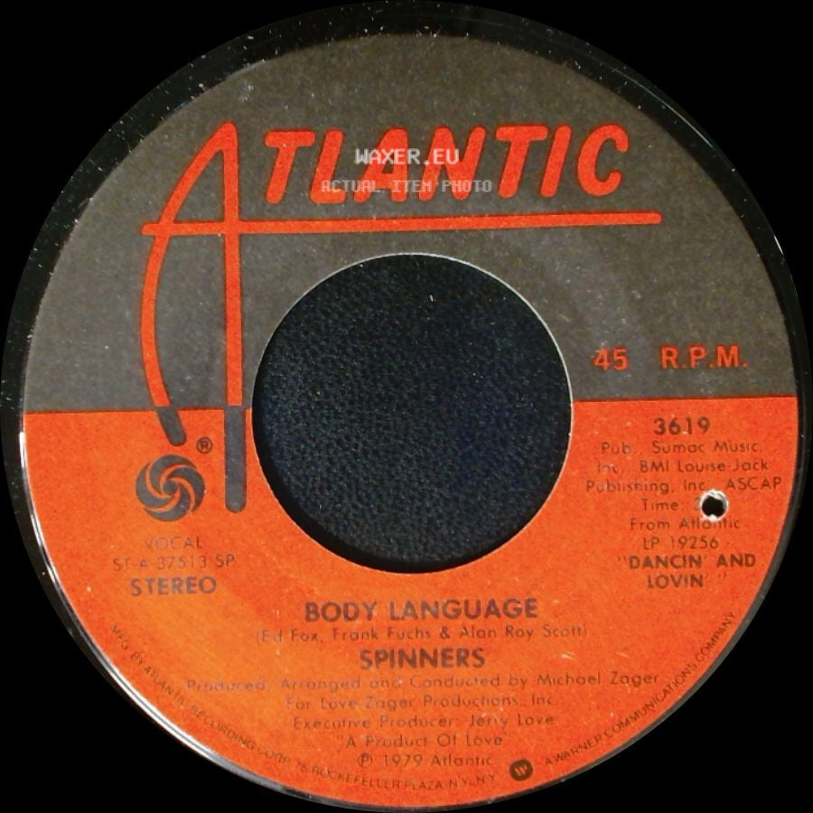 Spinners - Body Language / With My Eyes side A