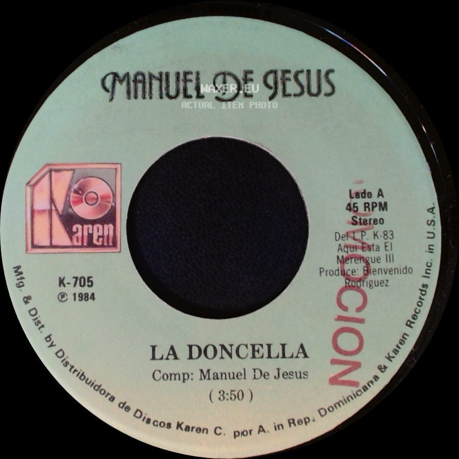 Manuel De Jesus - La Doncella / La Revancha side A