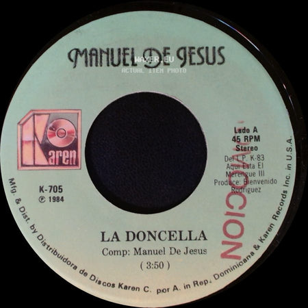 Manuel De Jesus - La Doncella / La Revancha side A